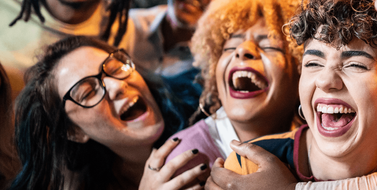 nudge image with two female friends